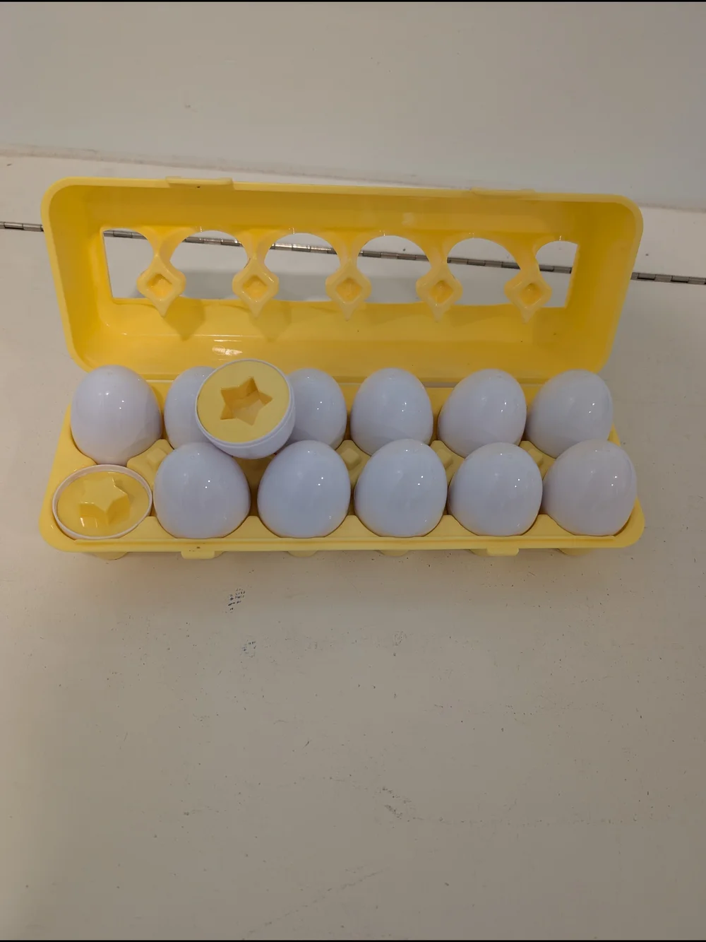 Yellow Egg Playset for Kids - Pretend Kitchen Toy